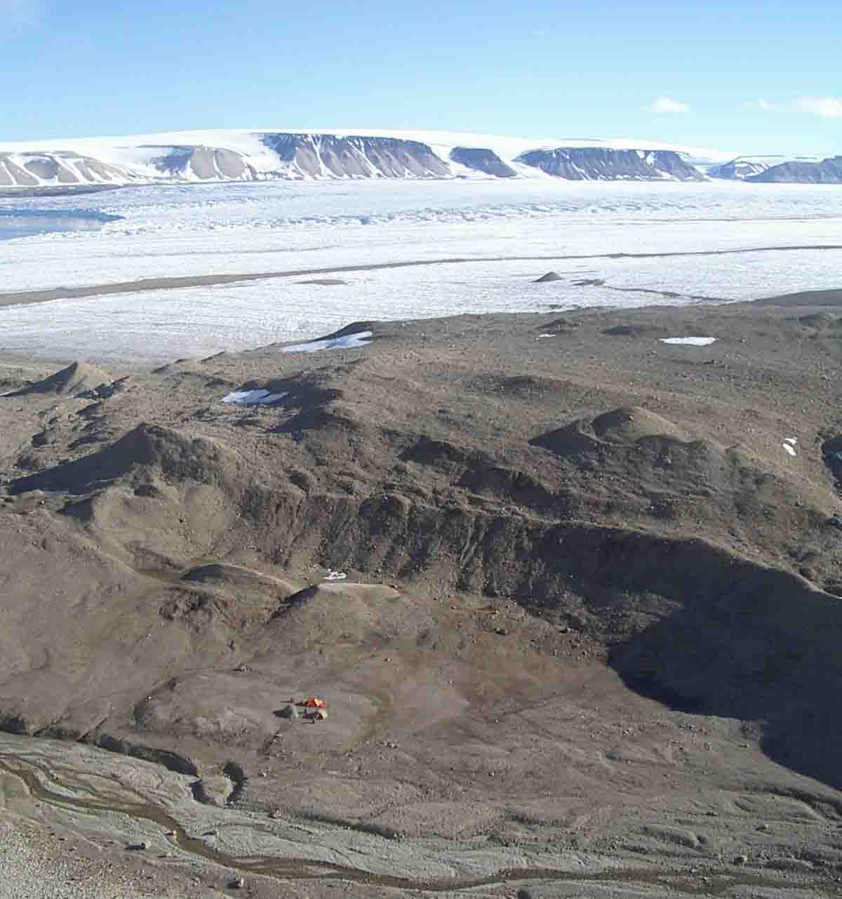 View of geologist side camp